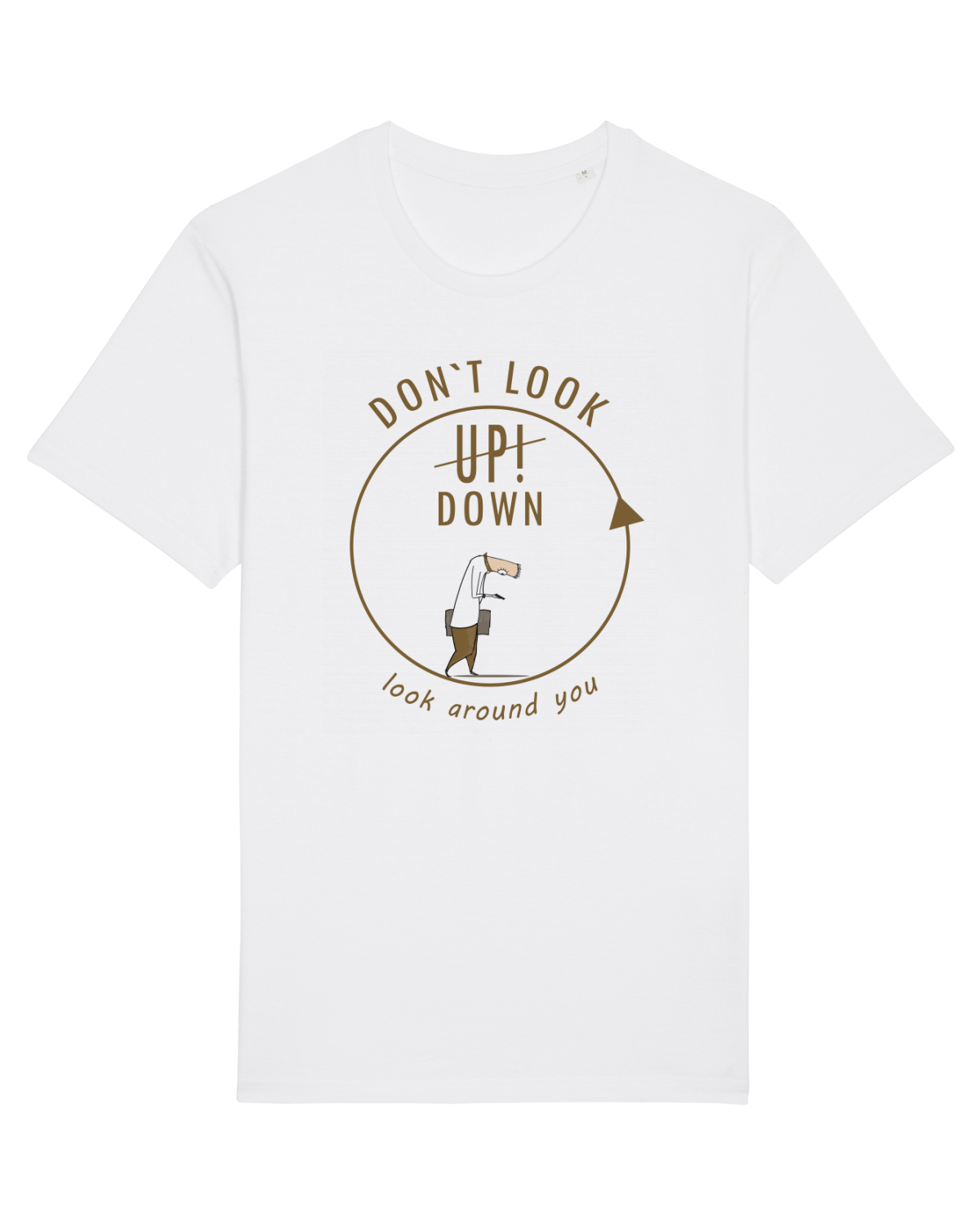 Tricou mânecă scurtă Unisex Rocker White