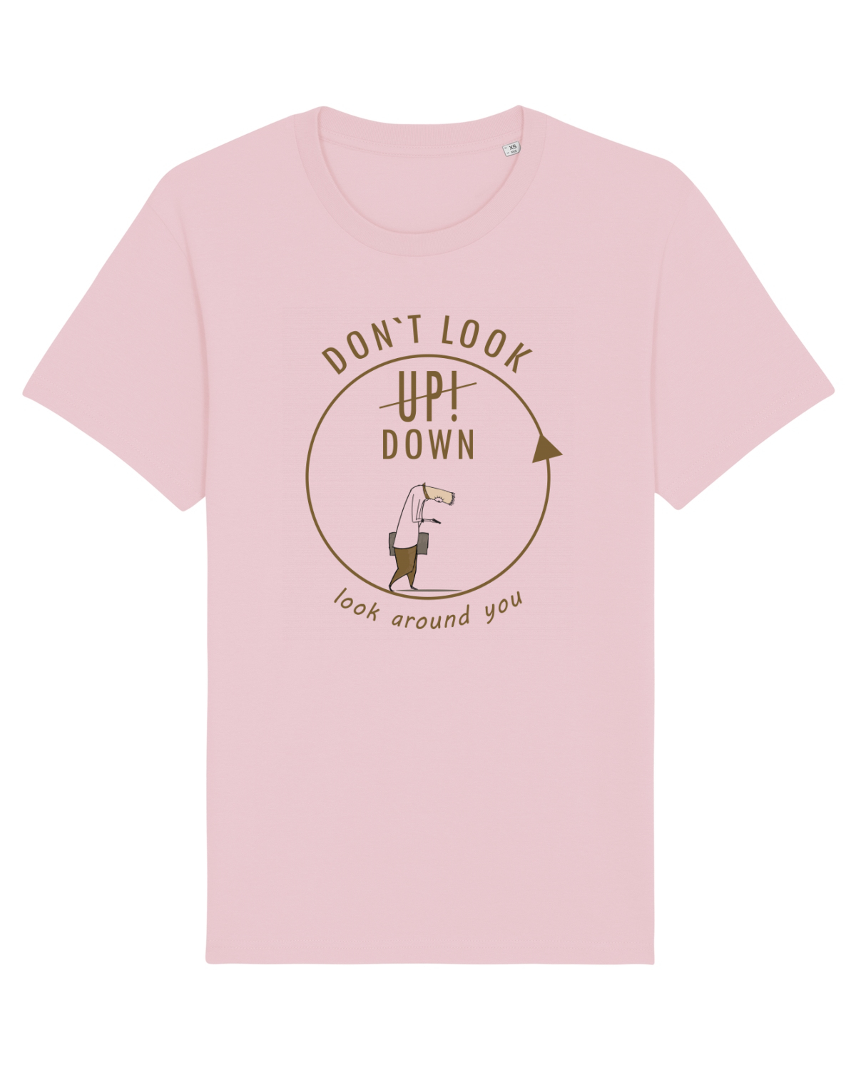 Tricou mânecă scurtă Unisex Rocker Cotton Pink