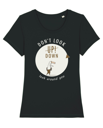 Don`t Look Down ! (white) Black