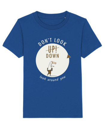 Don`t Look Down ! (white) Majorelle Blue