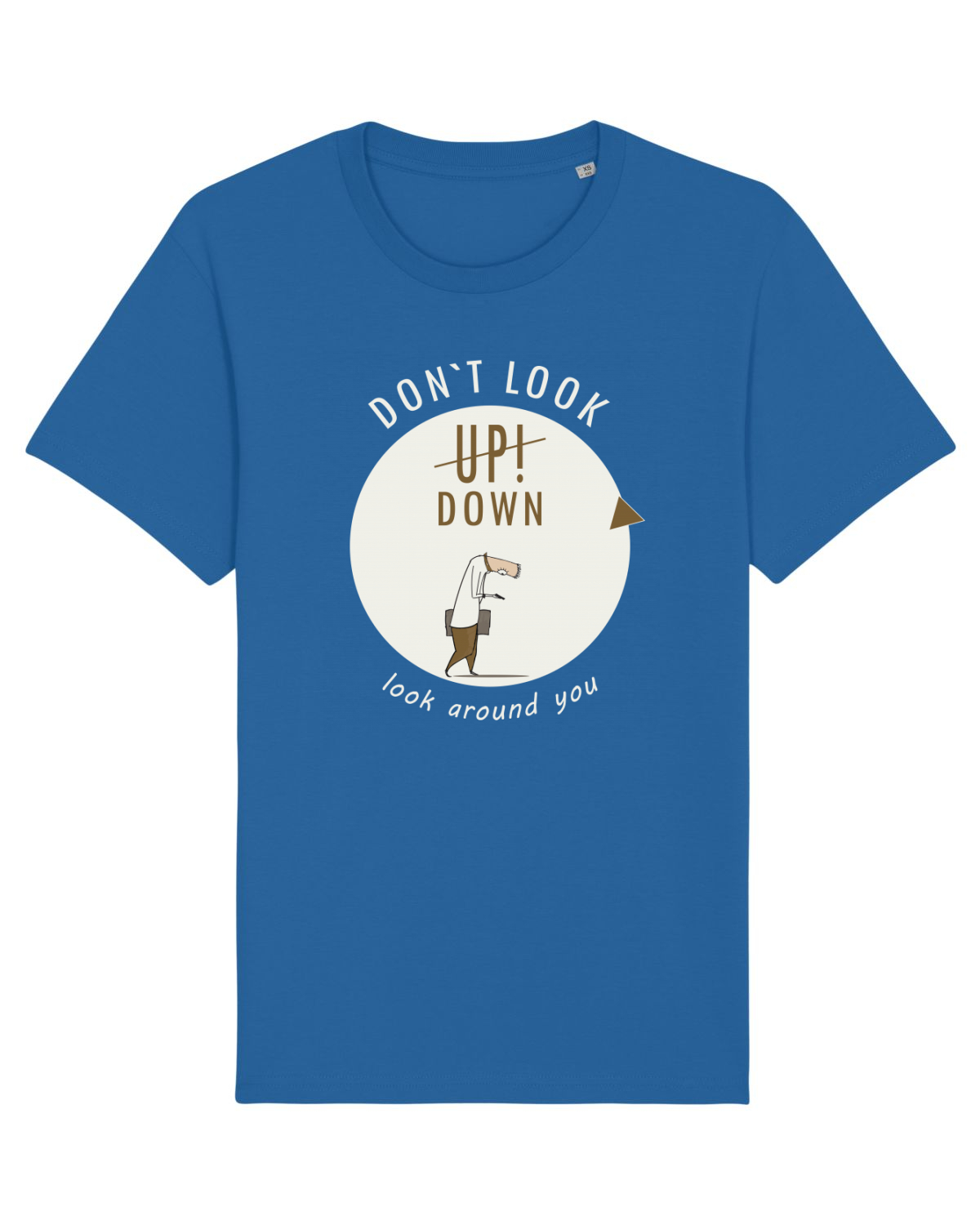 Tricou mânecă scurtă Unisex Rocker Royal Blue