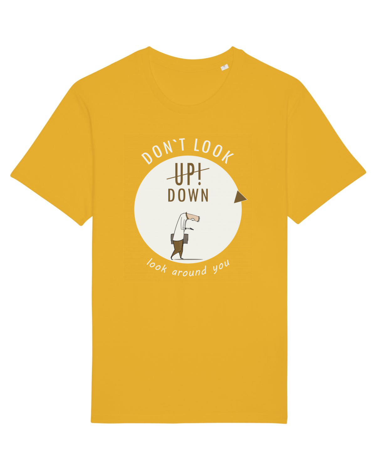 Tricou mânecă scurtă Unisex Rocker Spectra Yellow