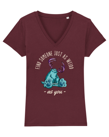 Pentru cupluri - Find someone just as weird as you 4 Burgundy