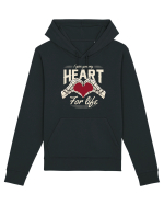 De ziua îndrăgostiților - I give you my heart for life - dark colors Hanorac Unisex Drummer