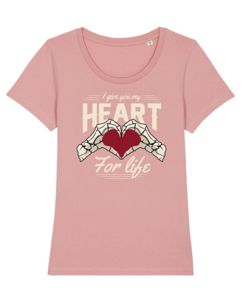 De ziua îndrăgostiților - I give you my heart for life - dark colors Canyon Pink
