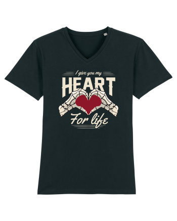 De ziua îndrăgostiților - I give you my heart for life - dark colors Black