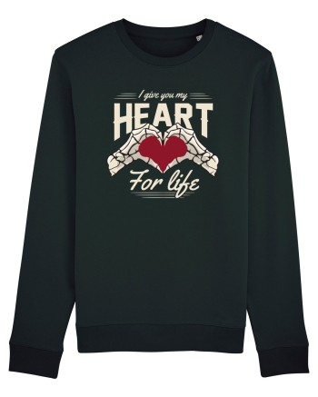 De ziua îndrăgostiților - I give you my heart for life - dark colors Black