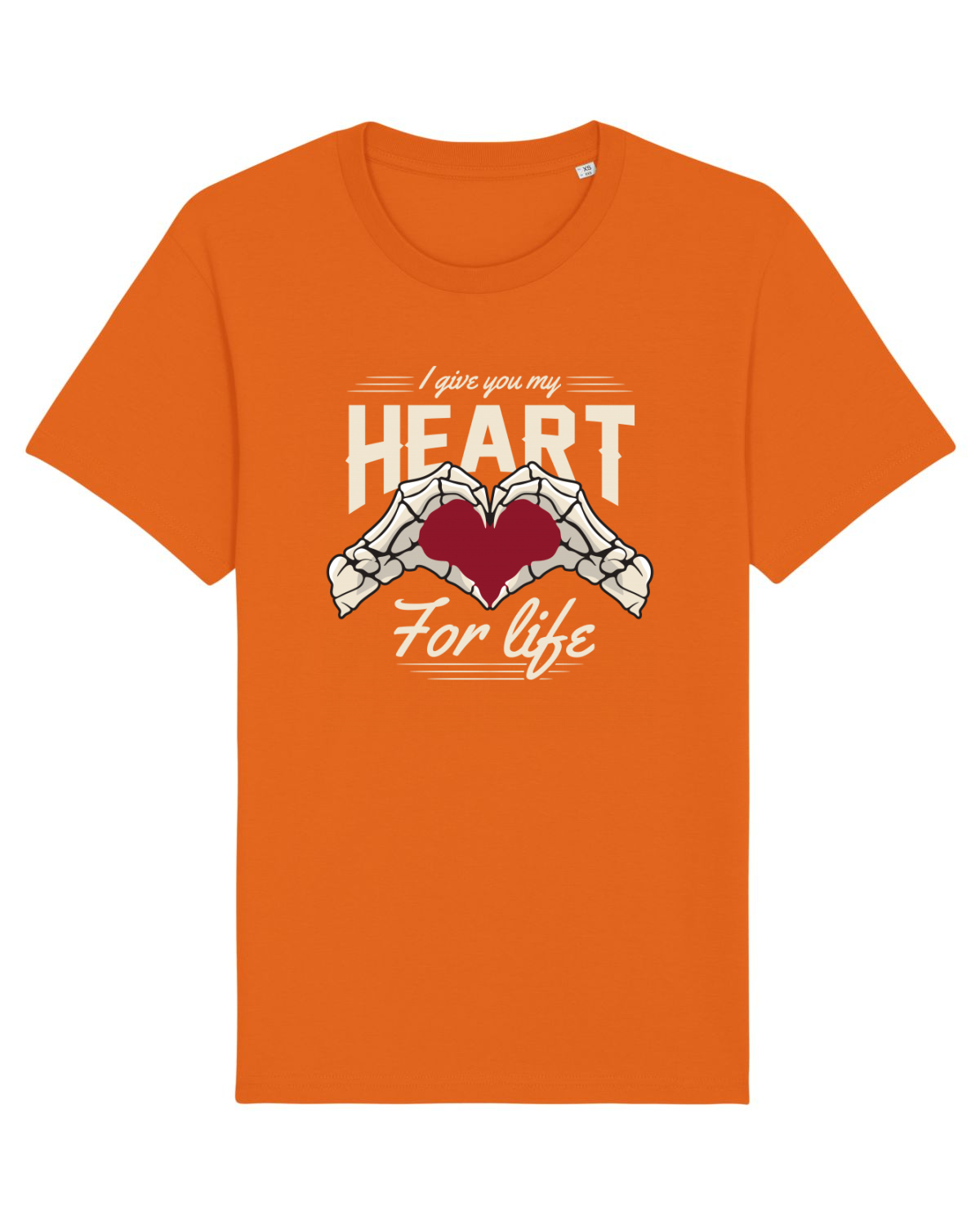 Tricou mânecă scurtă Unisex Rocker Bright Orange