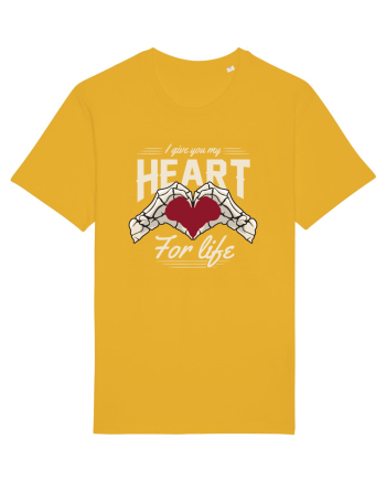 De ziua îndrăgostiților - I give you my heart for life - dark colors Spectra Yellow