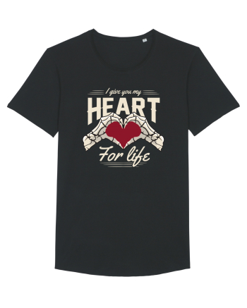 De ziua îndrăgostiților - I give you my heart for life - dark colors Black