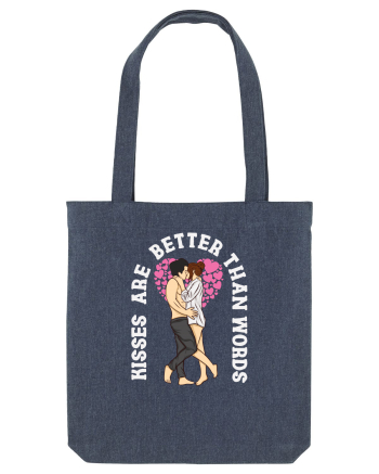 De ziua îndrăgostiților - Kisses are better than words - dark colors Midnight Blue
