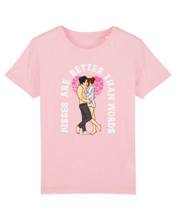 De ziua îndrăgostiților - Kisses are better than words - dark colors Cotton Pink