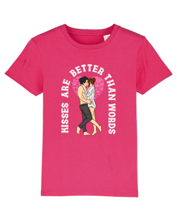 De ziua îndrăgostiților - Kisses are better than words - dark colors Raspberry