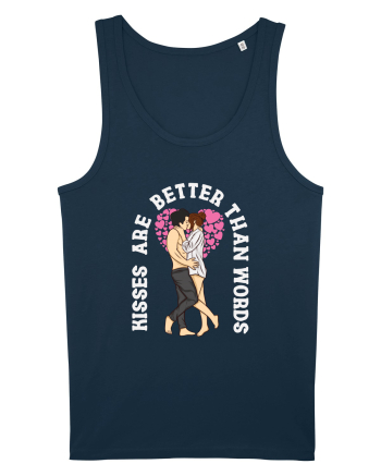 De ziua îndrăgostiților - Kisses are better than words - dark colors Navy
