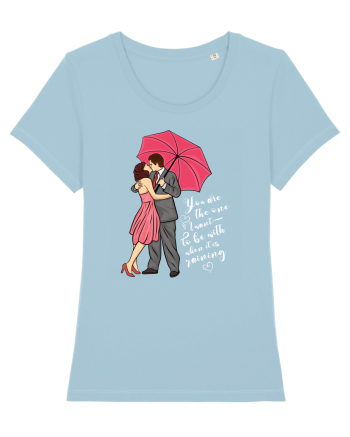 De ziua îndrăgostiților - You are the one I want to be with - dark colors Sky Blue