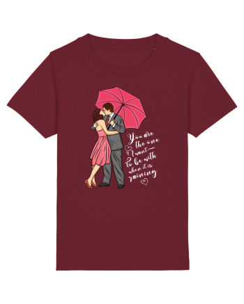 De ziua îndrăgostiților - You are the one I want to be with - dark colors Burgundy