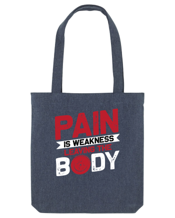 Pain Is Weakness Leaving the Body Midnight Blue