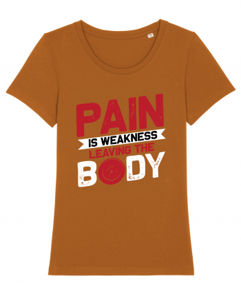 Pain Is Weakness Leaving the Body Roasted Orange