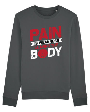 Pain Is Weakness Leaving the Body Anthracite