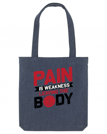 Pain Is Weakness Leaving the Body Midnight Blue