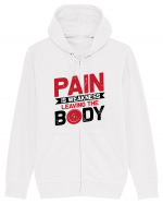 Pain Is Weakness Leaving the Body Hanorac cu fermoar Unisex Connector