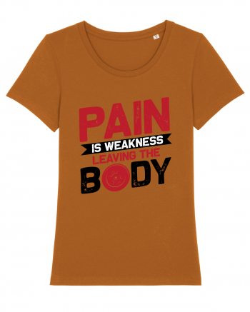 Pain Is Weakness Leaving the Body Roasted Orange