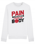 Pain Is Weakness Leaving the Body Bluză mânecă lungă Unisex Rise