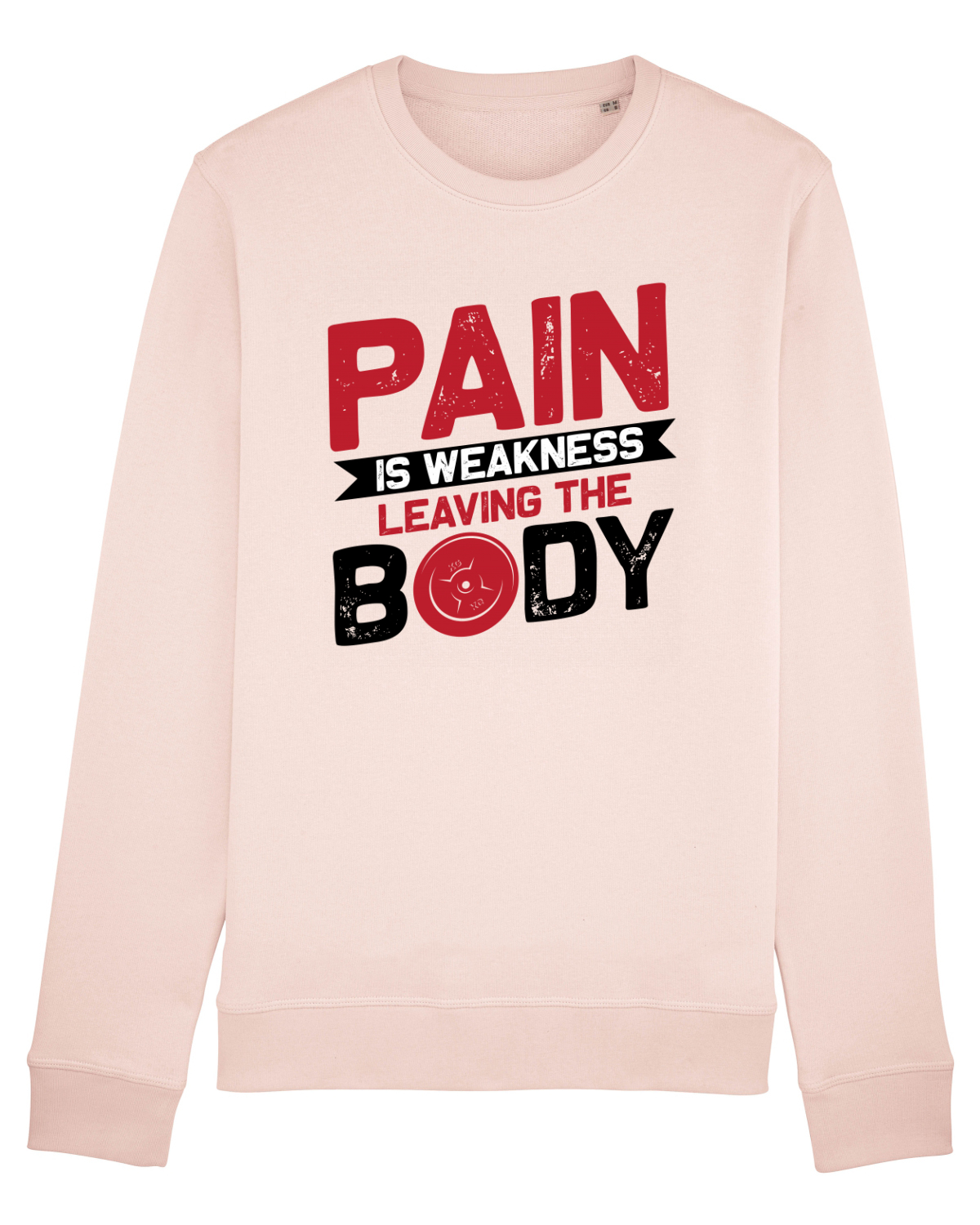Bluză mânecă lungă Unisex Rise Candy Pink