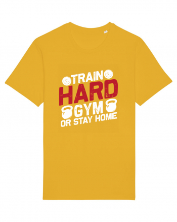 Train Hard Gym Or Stay Home Spectra Yellow