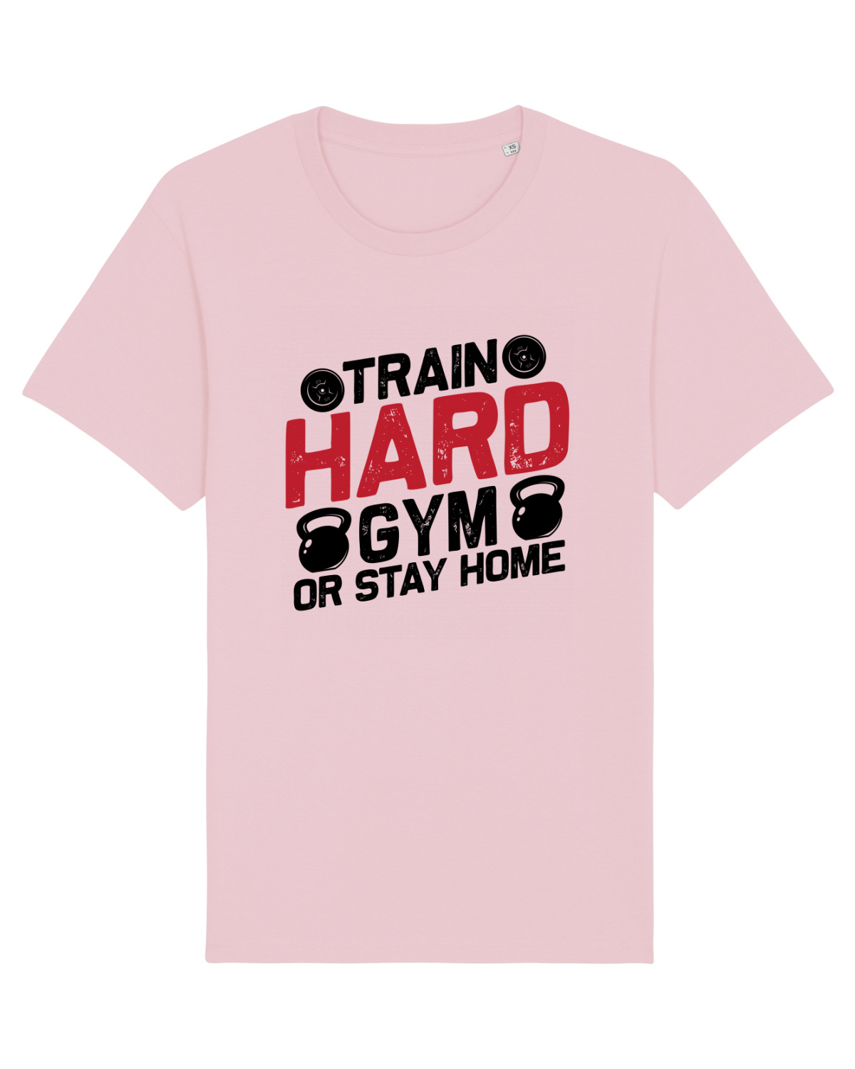 Tricou mânecă scurtă Unisex Rocker Cotton Pink