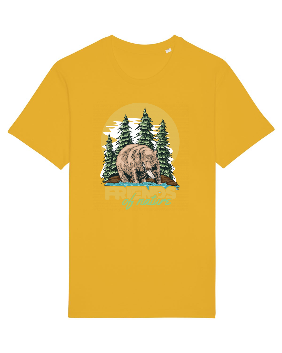 Tricou mânecă scurtă Unisex Rocker Spectra Yellow