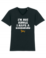 DACHSHUND Tricou mânecă scurtă guler V Bărbat Presenter