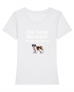 SAINT BERNARD Tricou mânecă scurtă guler larg fitted Damă Expresser