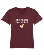 POODLE Tricou mânecă scurtă guler V Bărbat Presenter