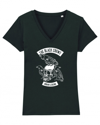 The Black Crows Skull White Black