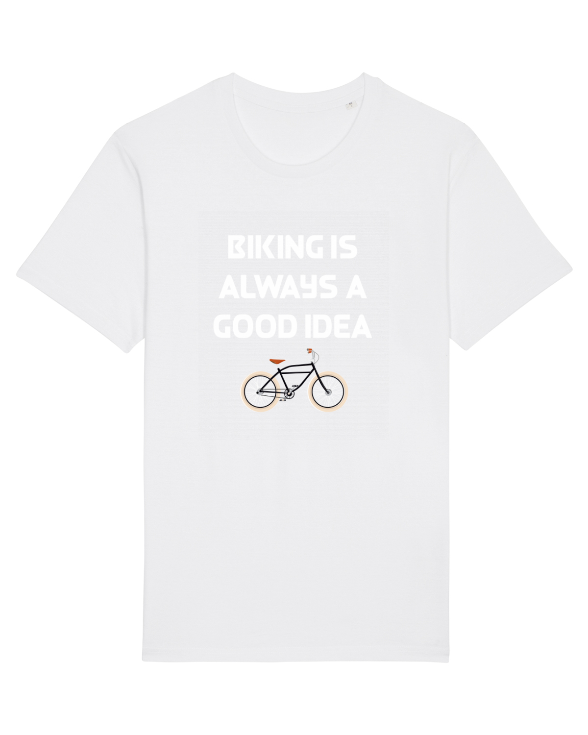 Tricou mânecă scurtă Unisex Rocker White