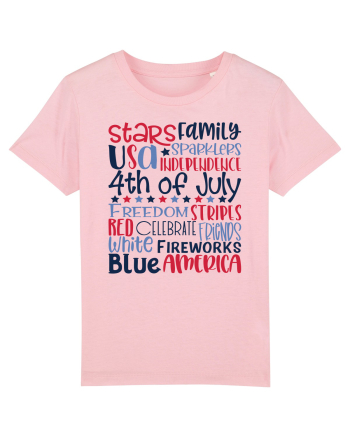 4th Of July Cotton Pink