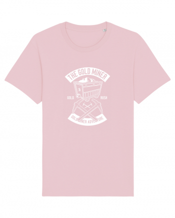 The Gold Miner White Cotton Pink