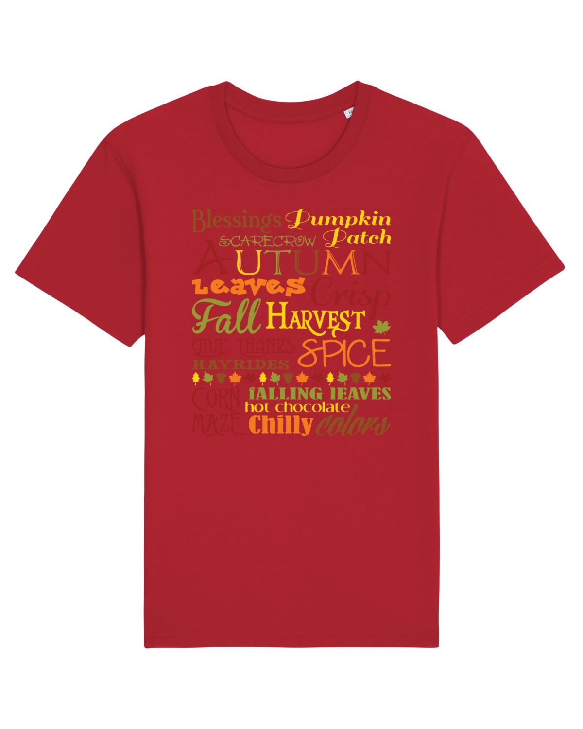 Tricou mânecă scurtă Unisex Rocker Red