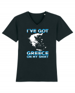 GREECE Tricou mânecă scurtă guler V Bărbat Presenter