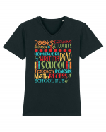 Back To School Tricou mânecă scurtă guler V Bărbat Presenter