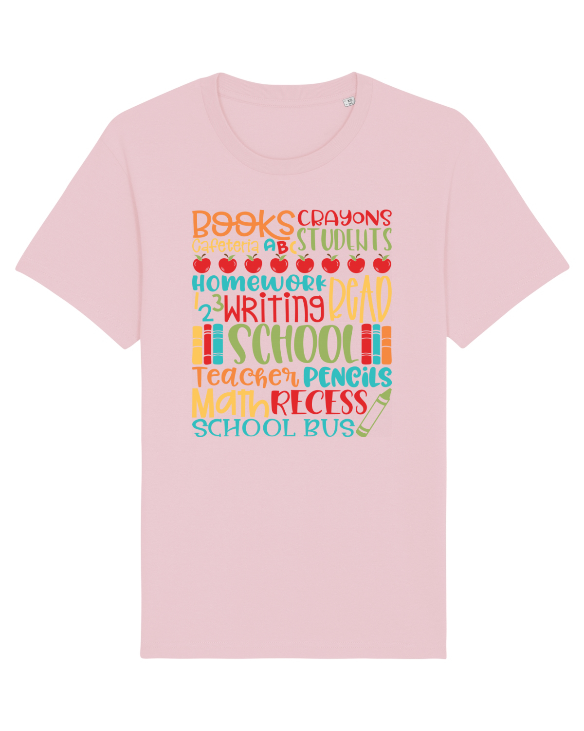 Tricou mânecă scurtă Unisex Rocker Cotton Pink