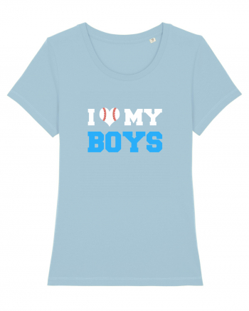 BASEBALL MOM Sky Blue