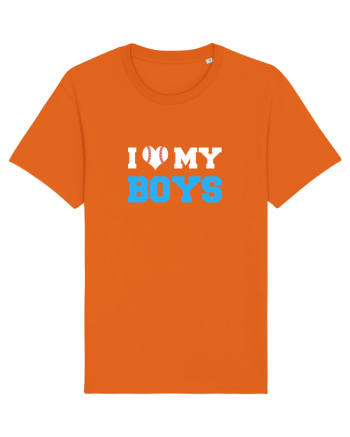 BASEBALL MOM Bright Orange
