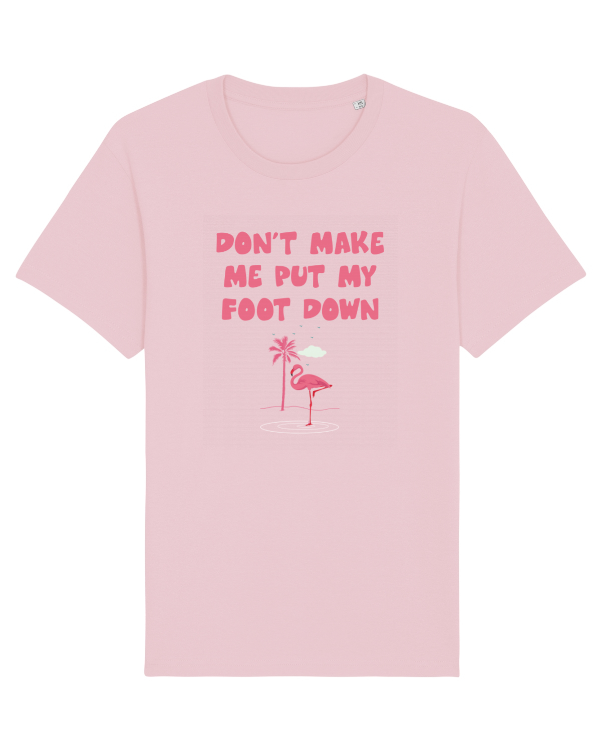 Tricou mânecă scurtă Unisex Rocker Cotton Pink