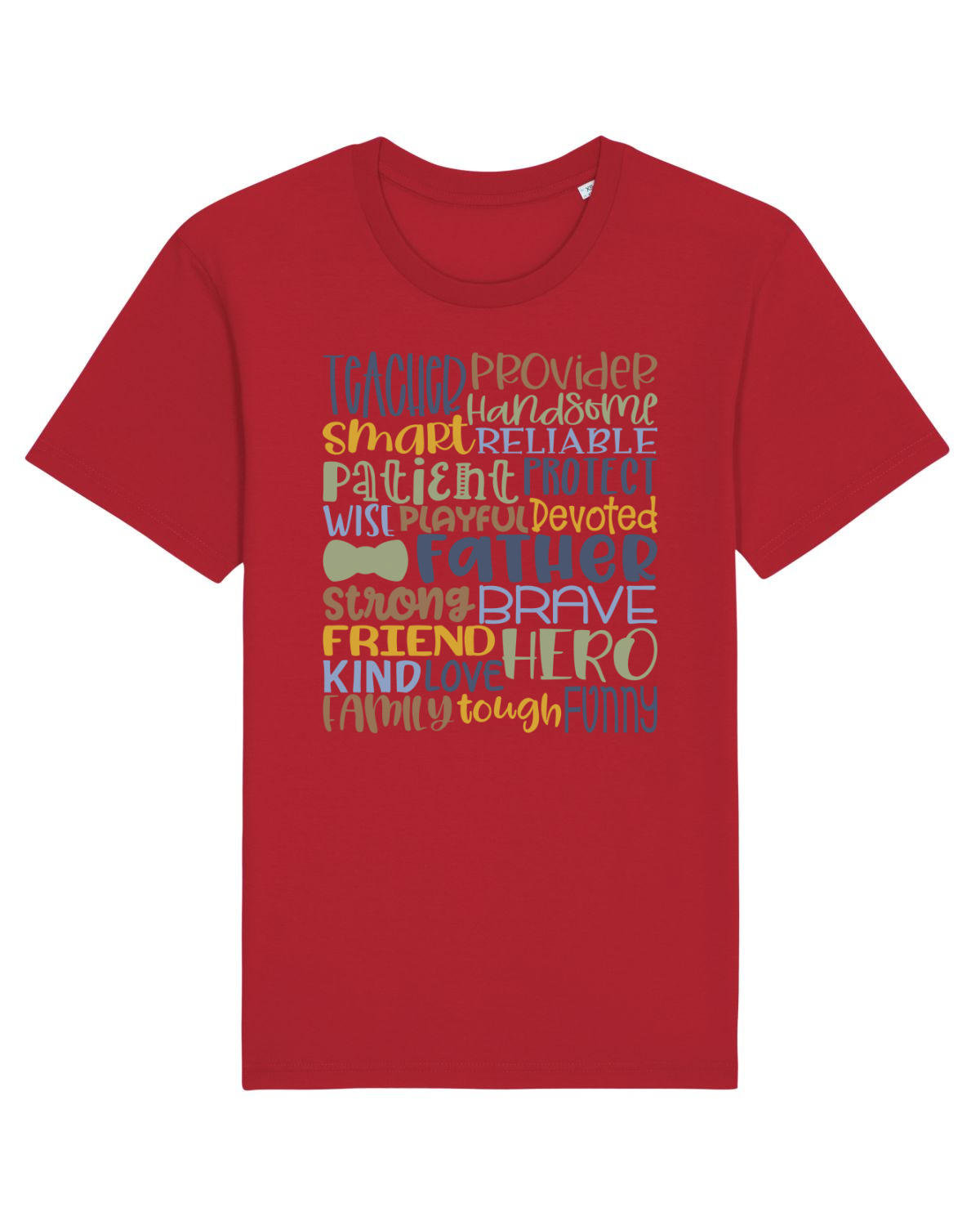 Tricou mânecă scurtă Unisex Rocker Red