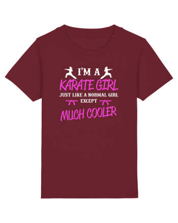 KARATE GIRL Burgundy