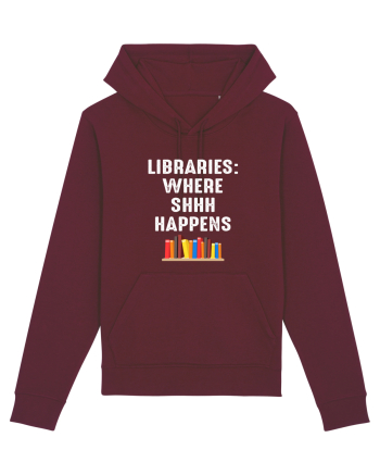 LIBRARIES Burgundy