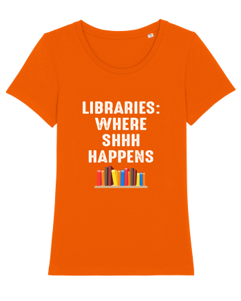 LIBRARIES Bright Orange