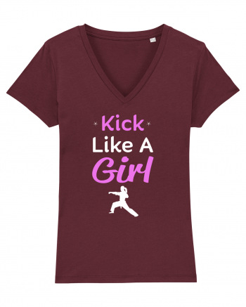 KARATE GIRL Burgundy